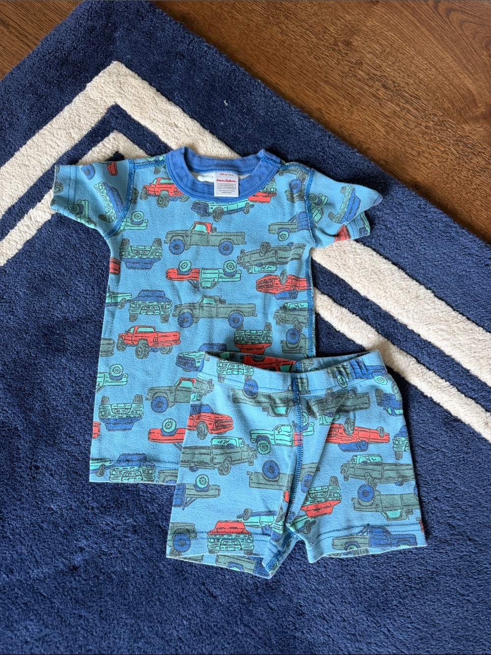 Hanna Andersson monster truck pajamas